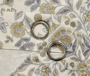 Linen Texture Curtains Darkening Rod Pocket 2 Panels