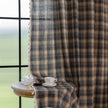 Farmhouse Classic Plaid Curtains Rod Pocket 2 Panel