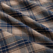 Brown Plaid Couch Covers with Tassel