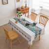 Bohemian Style Rectangle Tablecloth Boho Tassel Design