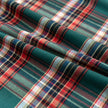 Green Red Plaid Couch Covers with Tassel