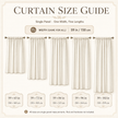 Farmhouse Classic Plaid Curtains Rod Pocket 2 Panel