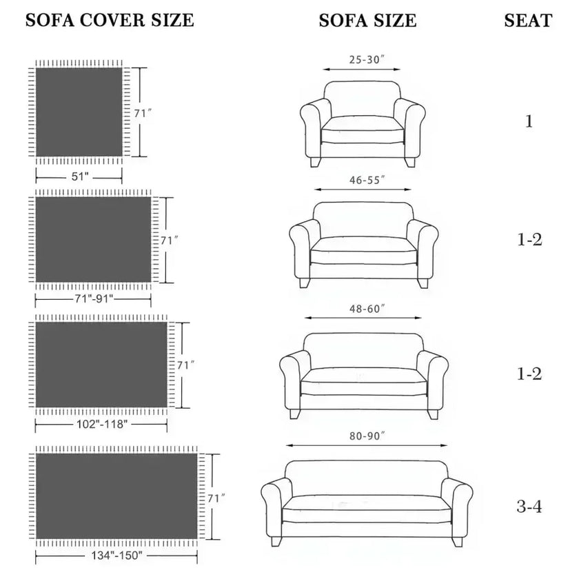 Red Christmas Pattern Sofa Cover with Tassel