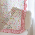 Add a romantic touch to your home with our floral curtain, featuring soft pink ruffle edges and delicate flower prints. Perfect for bedrooms or living rooms, it blends elegance, coziness, and charm.