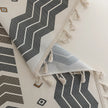 Boho Geometric Patterned Curtains ¨C Elevate your home d¨¦cor with these elegant cream curtains featuring intricate tribal-inspired geometric designs in earthy gray, beige, and gold tones. Crafted from soft, breathable fabric, they allow gentle natural light to filter through while providing a cozy, inviting atmosphere. The stylish tassel trim adds a charming bohemian touch, making them perfect for living rooms, bedrooms, or creative spaces seeking a modern yet warm aesthetic.
