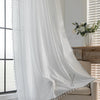Elegant White Tassel Curtains ¨C Bring timeless charm and brightness to your home with these beautiful white curtains, featuring subtle vertical embroidery and delicate tassel trim. Crafted from soft, airy fabric, they allow natural light to flow in while preserving your privacy. Perfect for living rooms, bedrooms, or dining spaces, their clean, versatile design complements modern, minimalist, coastal, or bohemian d¨¦cor styles. Durable, easy to maintain, and effortlessly stylish, these curtains add a fresh