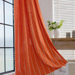 Vibrant Orange Tassel Curtains ¨C Brighten up your space with these stunning orange curtains featuring elegant vertical white embroidery and charming tassel trim. Made from soft, breathable fabric, they allow gentle natural light to filter through while maintaining privacy. Perfect for adding a cheerful, modern touch to living rooms, bedrooms, or creative spaces, their bold color and artisanal detailing blend seamlessly with bohemian, eclectic, or contemporary d¨¦cor. Durable, easy to care for, and stylish,