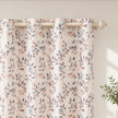 Linen Texture Curtains Darkening Rod Pocket 2 Panels