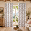 Linen Texture Curtains Darkening Rod Pocket 2 Panels