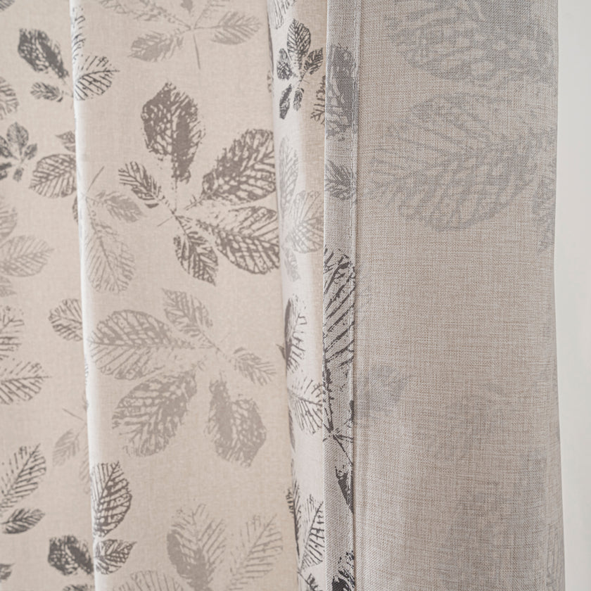 Linen Texture Curtains Darkening Rod Pocket 2 Panels