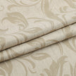 Beige blackout curtain with elegant floral patterns, offering excellent light blocking, enhanced privacy, and a warm, sophisticated look for living rooms, bedrooms, or home offices.