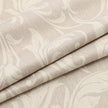 Ivory blackout curtain with delicate floral patterns, designed to block sunlight, ensure privacy, and add a touch of timeless elegance to bedrooms, living rooms, or study spaces.