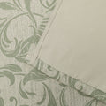 Stylish beige blackout curtain with soft green vine patterns, delivering excellent light blocking and privacy while adding a fresh, elegant touch to living rooms, bedrooms, or dining spaces.