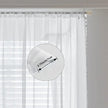 White Sheer Curtains with Pom Pom Trim ¨C Create an airy, elegant atmosphere with these lightweight white sheer curtains, featuring delicate pom pom edging for a subtle decorative touch. Perfect for softening natural light while maintaining privacy, they add a fresh and cozy feel to bedrooms, living rooms, or reading nooks. Easy to pair with any d¨¦cor style, these breathable and stylish curtains enhance your space with effortless charm.
