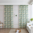 Floral Sheer Curtains with Green Leaves and Cream Blossoms ¨C Bring the beauty of nature indoors with these elegant sheer curtains featuring a delicate pattern of lush green foliage and soft cream flowers. The airy, lightweight fabric allows natural light to filter through while adding a touch of privacy. Finished with charming tassel trim, these curtains are perfect for brightening living rooms, bedrooms, or garden-inspired spaces, creating a fresh and inviting atmosphere.
