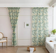 Floral Sheer Curtains with Green Leaves and Cream Blossoms ¨C Bring the beauty of nature indoors with these elegant sheer curtains featuring a delicate pattern of lush green foliage and soft cream flowers. The airy, lightweight fabric allows natural light to filter through while adding a touch of privacy. Finished with charming tassel trim, these curtains are perfect for brightening living rooms, bedrooms, or garden-inspired spaces, creating a fresh and inviting atmosphere.
