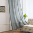 Light Blue Sheer Curtains with Subtle Geometric Pattern ¨C Add a serene and airy touch to your home with these elegant sheer curtains in a soft light blue hue, adorned with a delicate geometric design. The lightweight fabric gently diffuses natural sunlight, brightening your space while maintaining privacy. Finished with charming tassel edges, these curtains are perfect for living rooms, bedrooms, or coastal-themed interiors, creating a calm and stylish ambiance.
