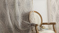Elegant Beige and Grey Floral Sheer Curtains – Add a touch of timeless charm to your home with these delicate sheer curtains featuring an intricate floral damask pattern in soft grey tones on a warm beige background. Designed to gently filter sunlight while maintaining privacy, these lightweight curtains create an airy and inviting atmosphere, perfect for living rooms, bedrooms, or vintage-inspired interiors. Finished with subtle tassel edging for an extra hint of sophistication.
