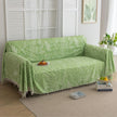 Fresh Green Leaf Sofa Cover ¨C Refresh your living space with this nature-inspired sofa cover featuring a soft green background adorned with delicate white leaf patterns. Crafted from durable, breathable fabric, it offers excellent protection against spills, stains, and everyday wear while adding a calming, botanical touch to your home d¨¦cor. Perfect for modern, eco-friendly, or minimalist interiors, this slipcover blends style and functionality, instantly revitalizing your couch with a fresh, inviting loo