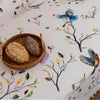 Bird Print Sofa Cover ¨C Brighten your living space with this elegant white sofa cover adorned with colorful bird and tree branch patterns, bringing a fresh, nature-inspired touch to your d¨¦cor. Crafted from soft, durable fabric with charming tassel fringe edges, it protects your couch from dust, spills, and daily wear while adding a vibrant, artistic flair. Perfect for living rooms, sunrooms, or cottages, this slipcover combines functionality with style, creating a cozy and inviting atmosphere for any sea