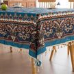 Add elegance to your dining with this floral tassel tablecloth. Perfect for everyday meals, parties, and festive d¨¦cor with a stylish vintage touch.