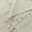 Beige Linen Tassel Tablecloth ¨C Elevate your dining area with this elegant beige tablecloth, crafted from a soft linen-blend fabric for a natural, breathable feel. Featuring subtle white woven stripes and charming tassel edges, it adds a touch of rustic sophistication to both casual meals and festive gatherings. Durable, easy to maintain, and versatile in style, this tablecloth blends seamlessly with farmhouse, bohemian, or modern home d¨¦cor while protecting your table in timeless fashion.
