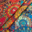 Colorful Bohemian Round Tablecloth ¨C Brighten your dining space with this vibrant round tablecloth featuring an eclectic mix of circular mandala-inspired patterns in bold red, yellow, turquoise, and blue hues. Accented with playful multicolor tassels, it adds a lively and artistic touch to any table setting. Perfect for kitchen tables, garden parties, picnics, or festive gatherings, this durable and eye-catching tablecloth is ideal for both everyday meals and special occasions.
