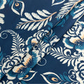 Elegant Floral Round Tablecloth – Enhance your dining space with this stylish round tablecloth featuring a deep navy blue background adorned with delicate white and beige floral patterns. Accented with charming white tassels along the edge, it brings a refined yet cozy touch to your table décor. Perfect for everyday meals, afternoon tea, or special gatherings, this durable and decorative tablecloth suits both modern and classic interiors.
