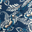 Elegant Floral Round Tablecloth ¨C Enhance your dining space with this stylish round tablecloth featuring a deep navy blue background adorned with delicate white and beige floral patterns. Accented with charming white tassels along the edge, it brings a refined yet cozy touch to your table d¨¦cor. Perfect for everyday meals, afternoon tea, or special gatherings, this durable and decorative tablecloth suits both modern and classic interiors.
