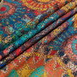 Dot Colorful Rectangle Tablecloth Boho Tassel Design